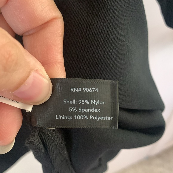 Boston Proper black white striped knit top with cold shoulder 3/4 sleeves Sz XS - Picture 8 of 9